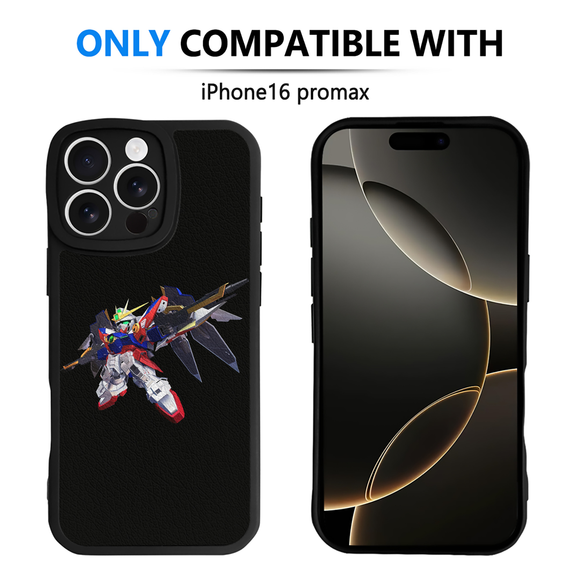 （画像用） 機動戦士ガンダム Mobile Suit Gundam 【iPhone 16シリーズ対応】シリコンスマホケース（レザー調） 材質：シリコン